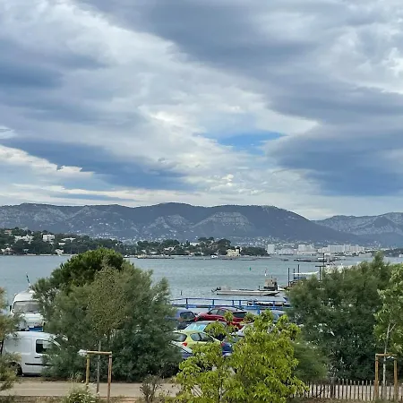 아파트 Aux Sablettes, Vue Mer, Plages En Bas De La 라센느쉬르메르